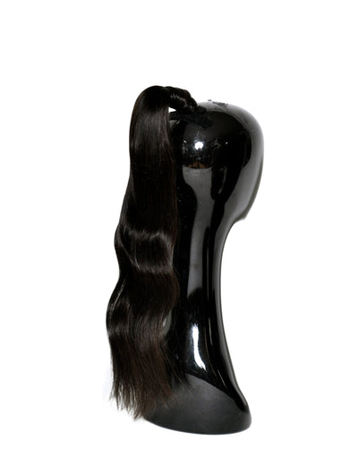 Clip-In Pony Tail Hair Extension #1B Natural Black