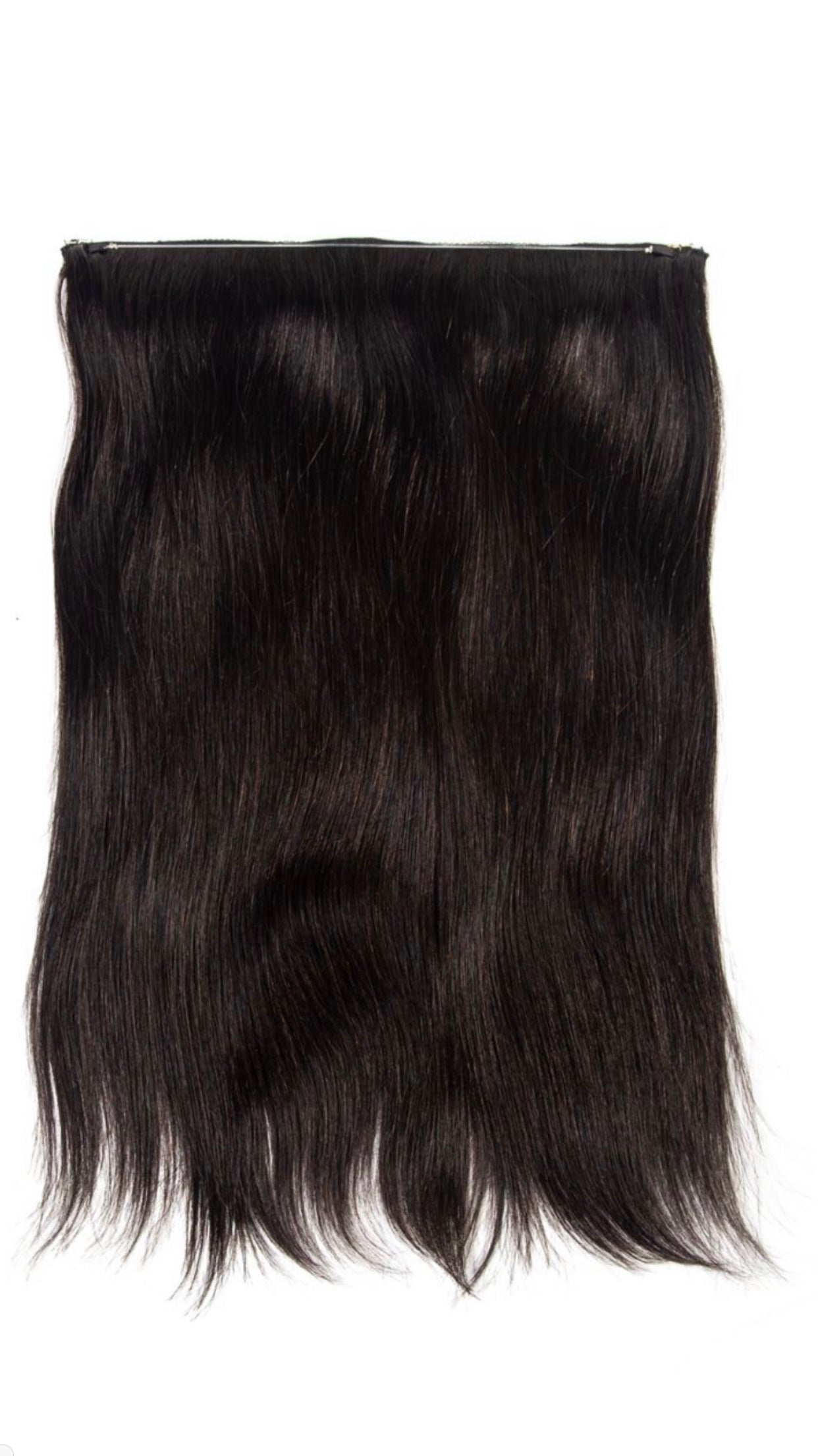 Halo Style Hair Extensions #1B Black