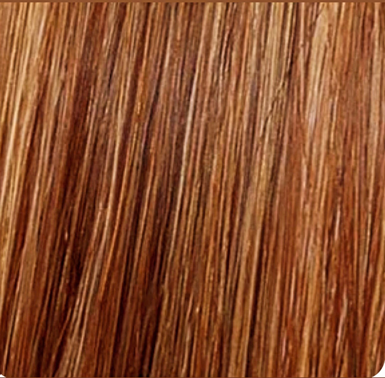 Clip in top bangs auburn