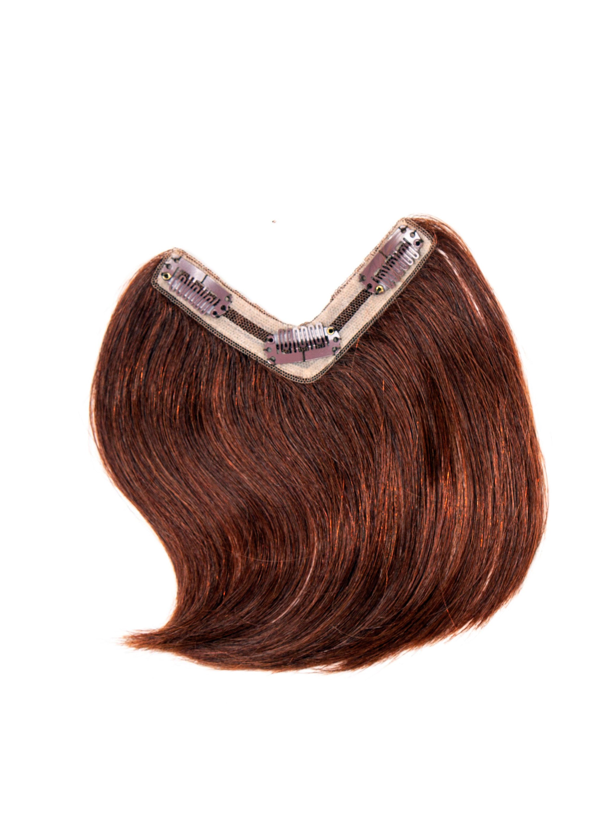 Clip in bangs clearance auburn